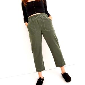 Madewell Pull-On Tapered Corduroy Pants